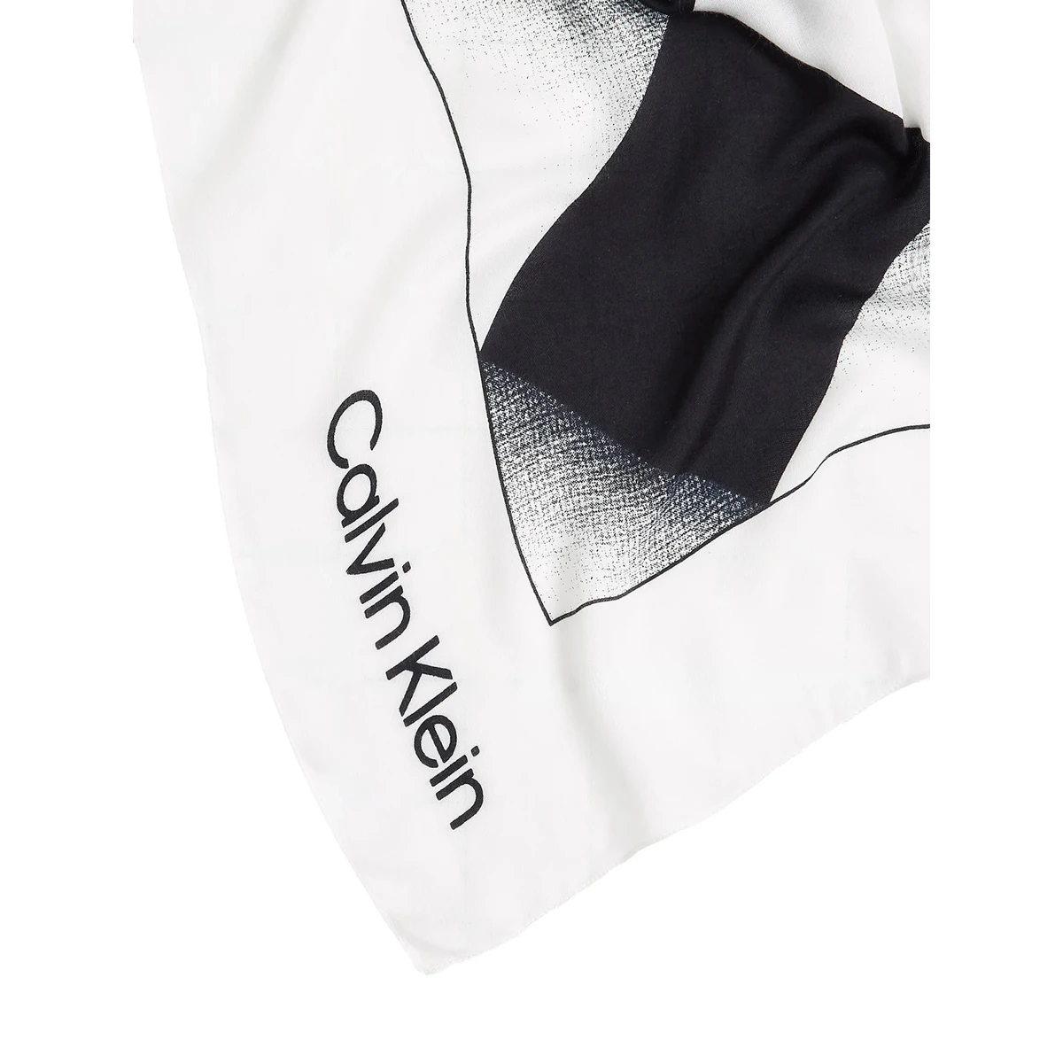 צעיף משולב ויסקוזה Calvin Klein – K60K613232-BEH – ck-black-bright-white – 1
