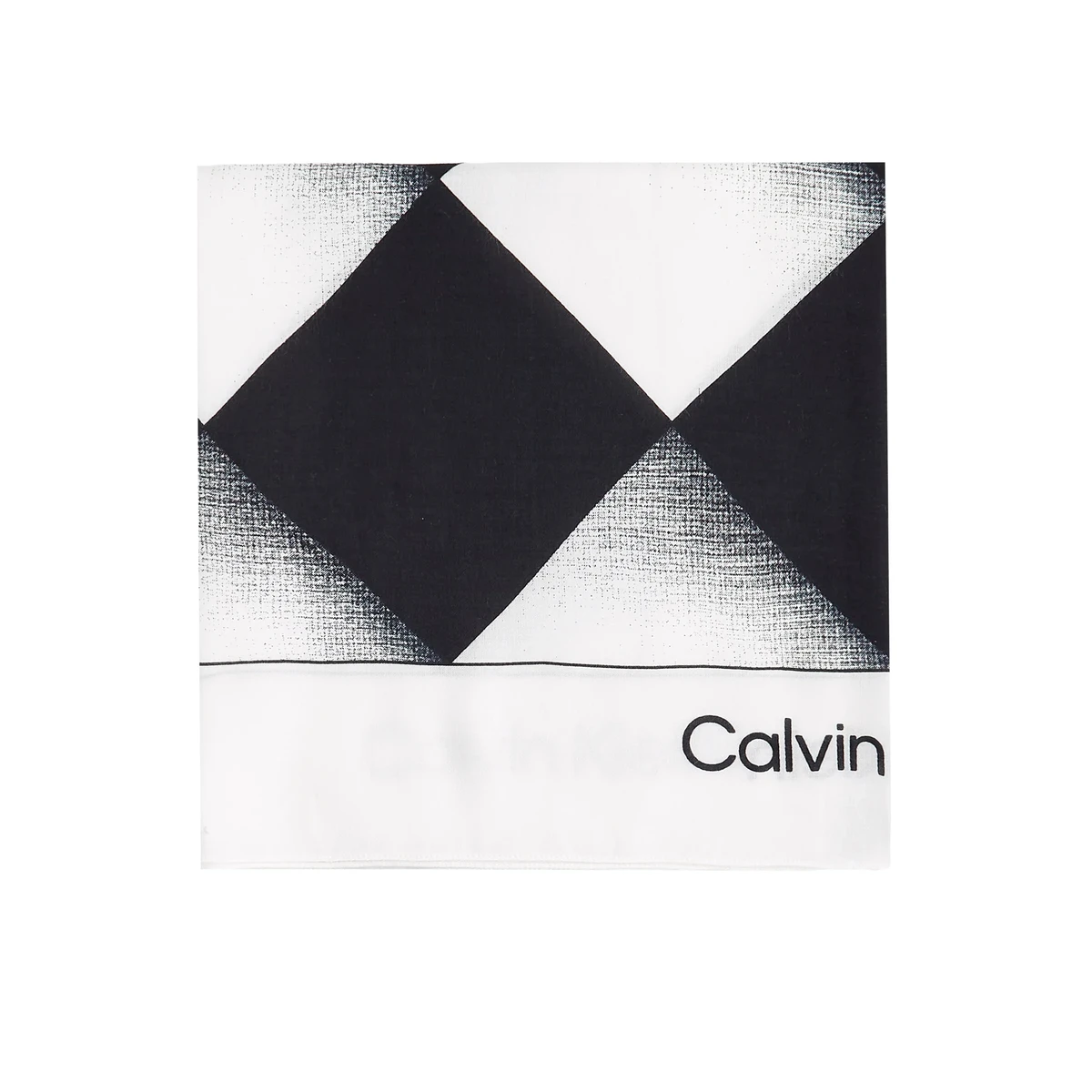 צעיף משולב ויסקוזה Calvin Klein – K60K613232-BEH – ck-black-bright-white – 2