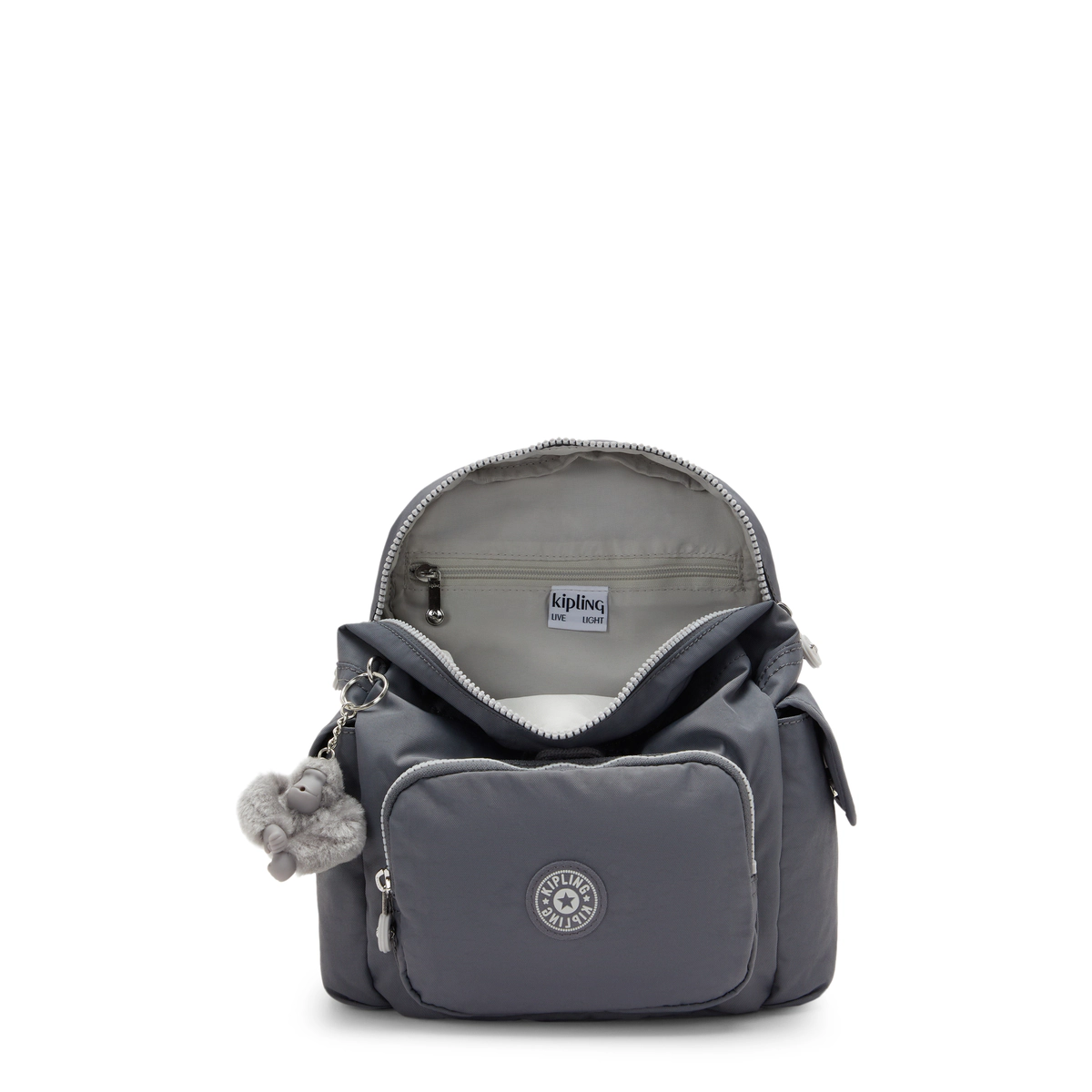 תיק גב קטן Kipling CITY PACK MINI – KI2670HV6 – moonlit-grey – 2