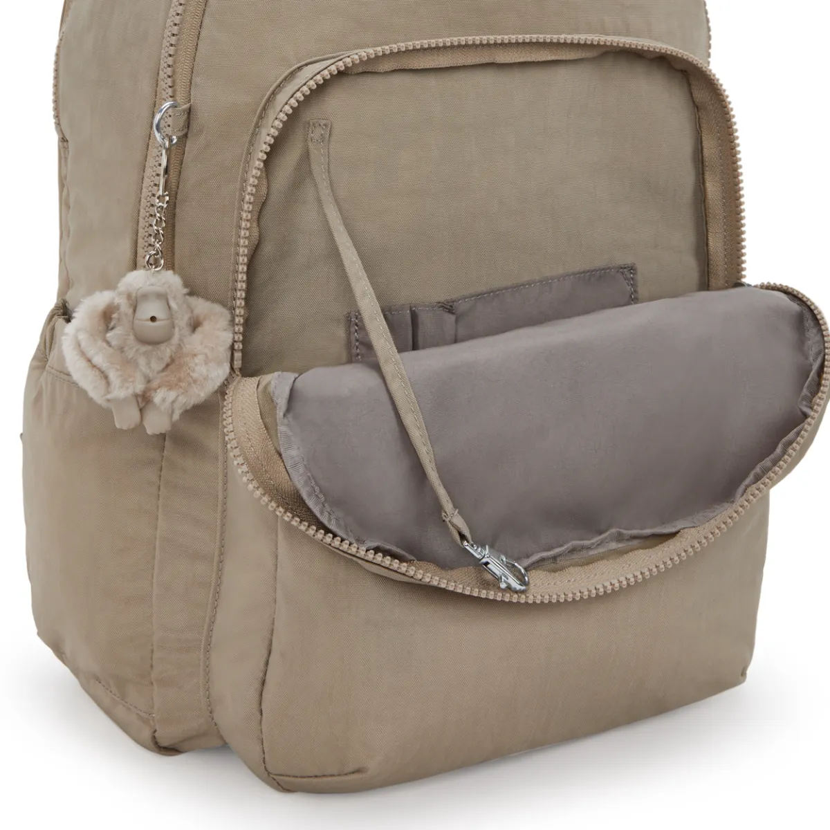 תיק גב גדול למחשב 17" Kipling SEOUL LAP – KI29694PW – soft-taupe – 4