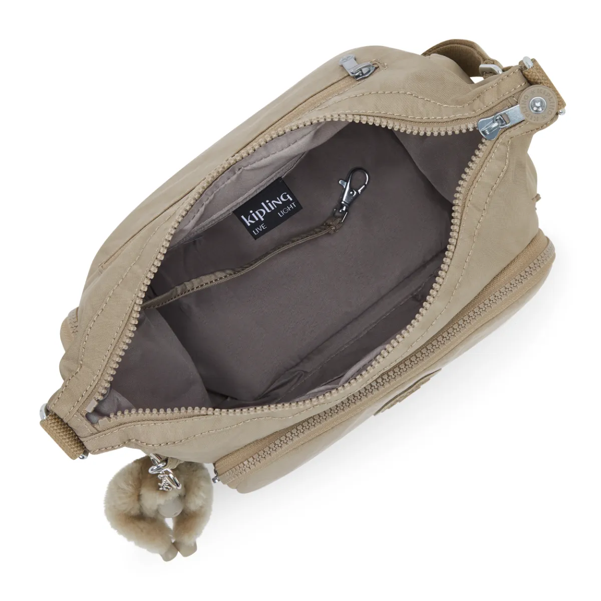 תיק צד בינוני Kipling GABB S – KI44934PW – soft-taupe – 2