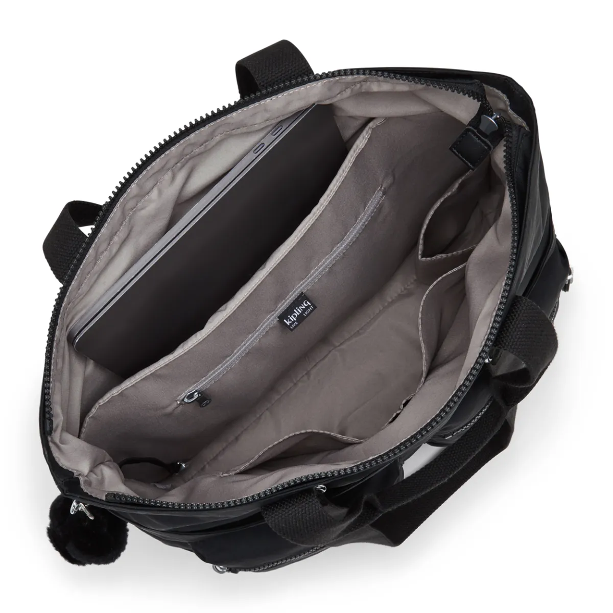 תיק צד גדול למחשב 15" Kipling INDIA – KI4609P39 – black-noir – 2