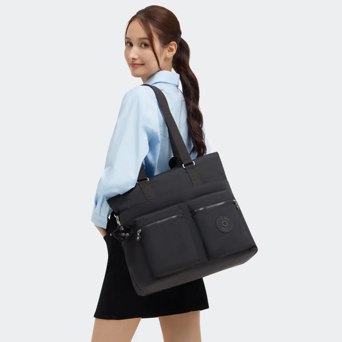 תיק צד גדול למחשב 15" Kipling INDIA – KI4609P39 – black-noir – 6