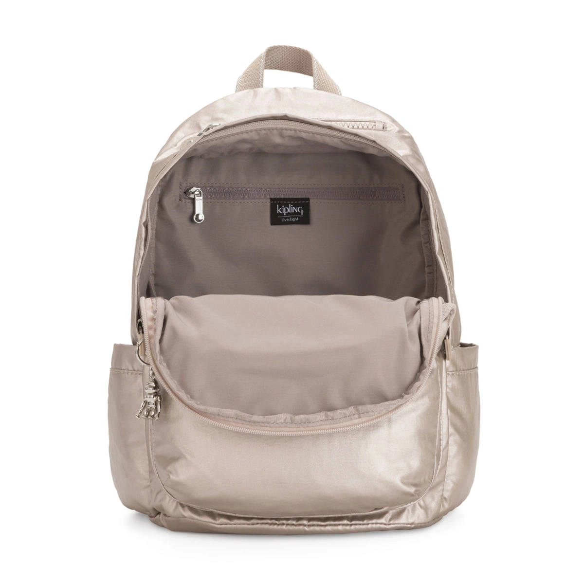 キプリング 公式 リュック バックパック DELIA(Grey P Keiko Bl) トリコテ x キプリング デリア(グレーPケイコブロック) KI74040JB トリコテ コレクション キプリング Kipling DELIA （Almost Grey） A4サイズ バックパック