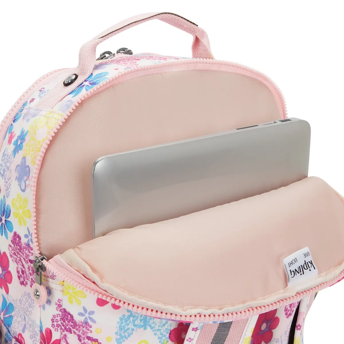 תיק גב גדול למחשב 17" Kipling SEOUL LAP – KI58168EM – flower-stamp – 5