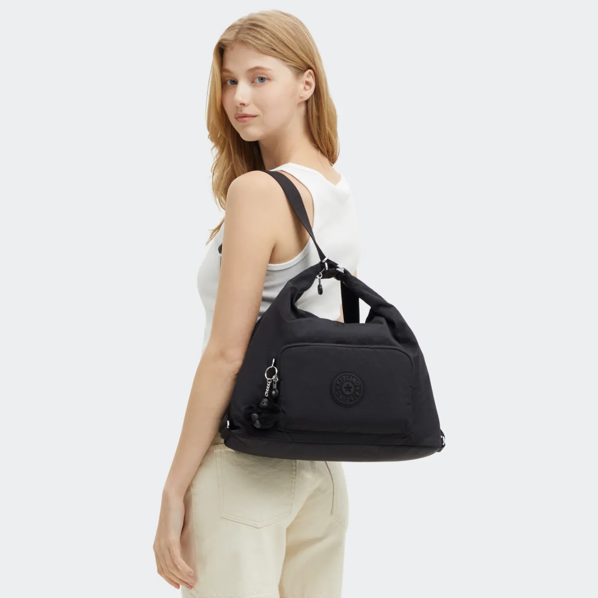 תיק צד / גב בינוני Kipling YENNA – KI6721P39 – black-noir – 7