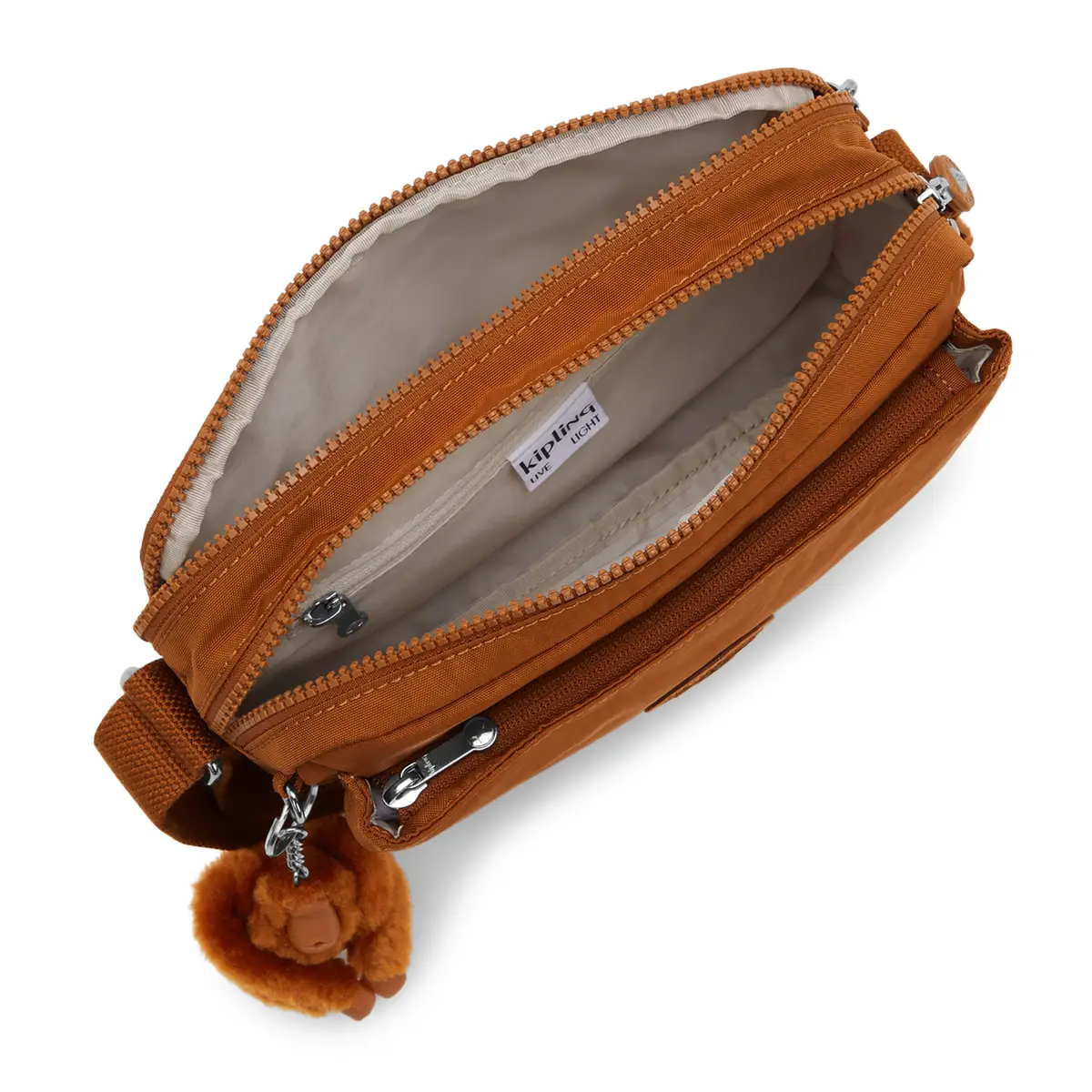 תיק צד בינוני Kipling ABANU M – KI7076TX5 – stylish-mokka – 2