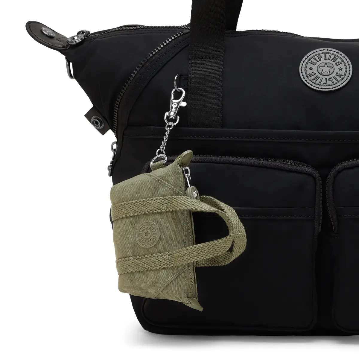 נרתיק עם מחזיק מפתחות Kipling MINI ART – KI7200RW4 – almost-sage – 2