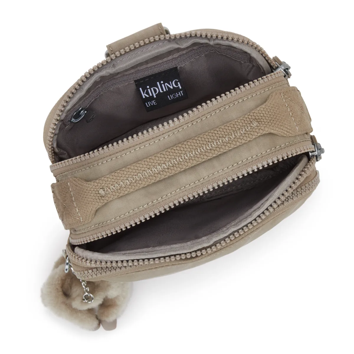 תיק צד / גב קטן Kipling CAHIR – KI80614PW – soft-taupe – 2