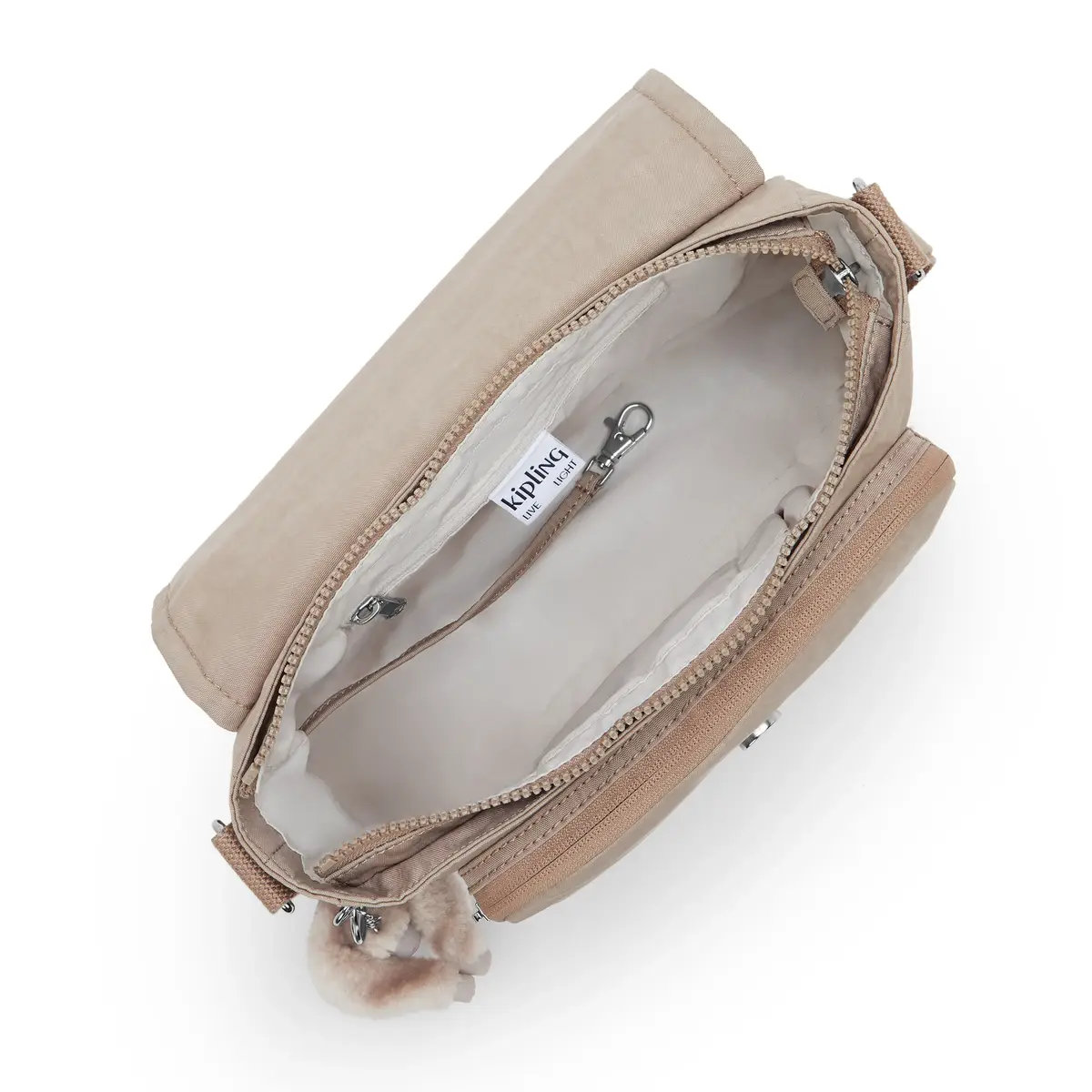 תיק צד בינוני Kipling DALMA – KI8123J00 – tan-beige – 2