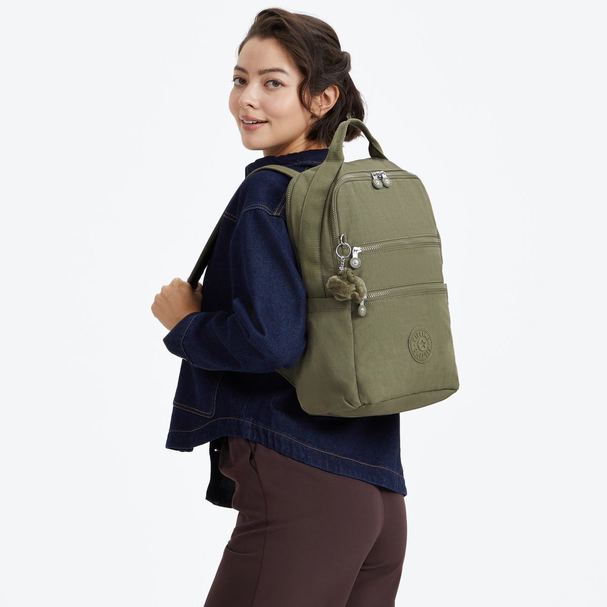 תיק גב למחשב 15" Kipling BIANA – KI8226RW4 – almost-sage – 7