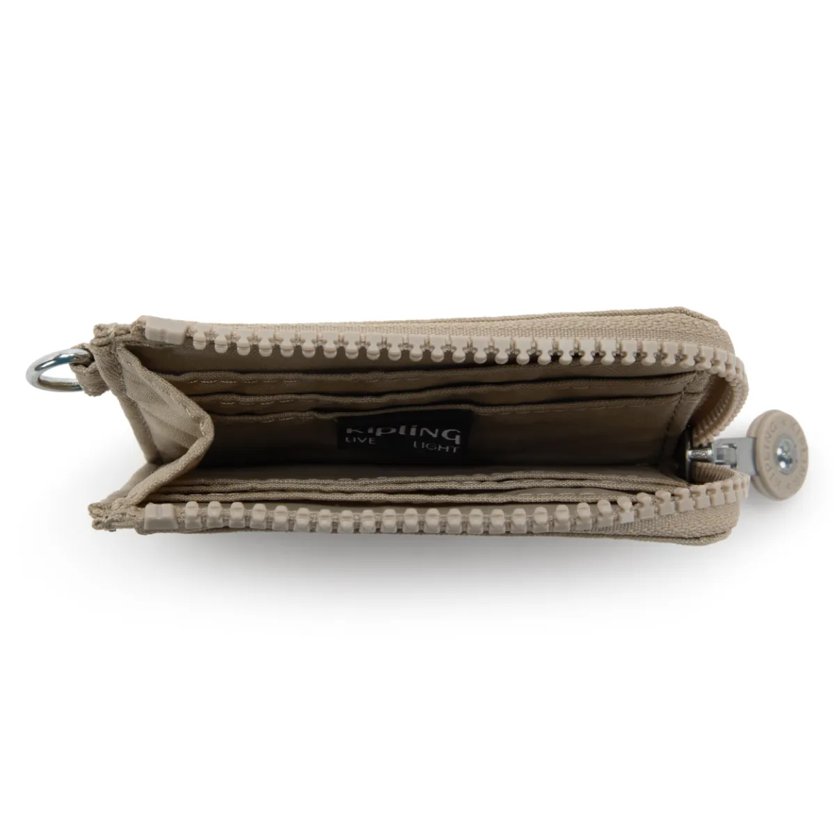 ארנק כרטיסים עם תא רוכסן Kipling CARD PAL – KI84334PW – soft-taupe – 2