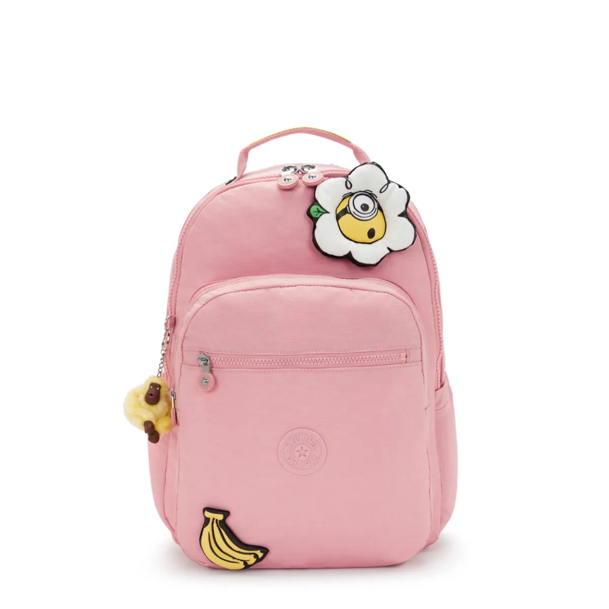 תיק גב גדול למחשב 17" Kipling SEOUL LAP – KI85551MI – pink-daisy – 1