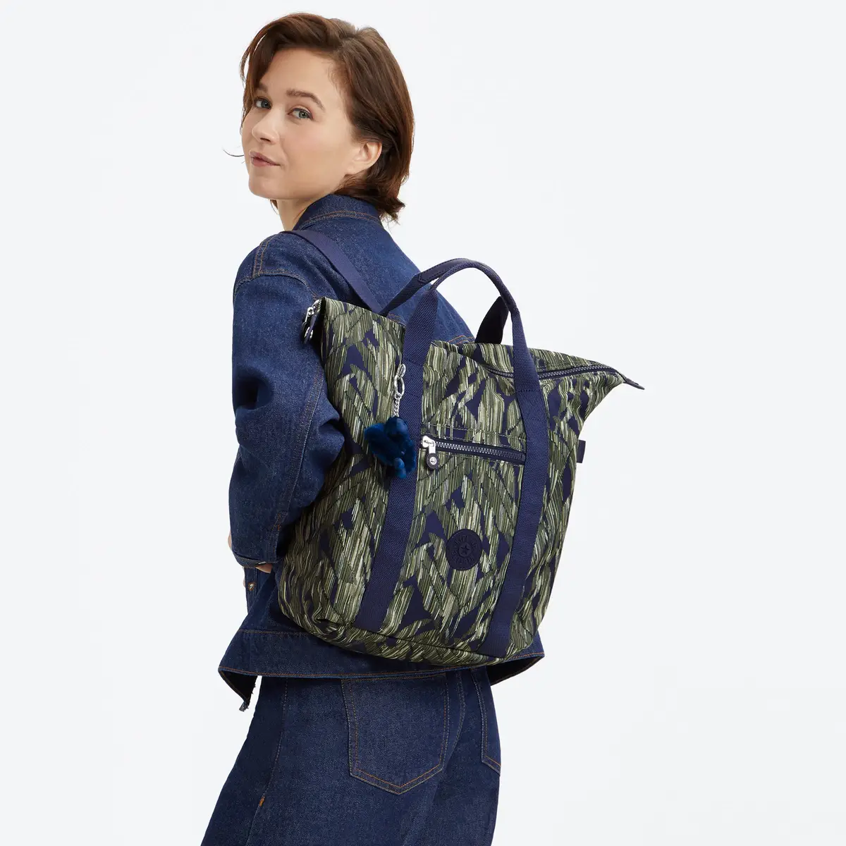 תיק גב למחשב 15" Kipling NEW ART BACKPACK – KI8891PT8 – striped-grasses – 4