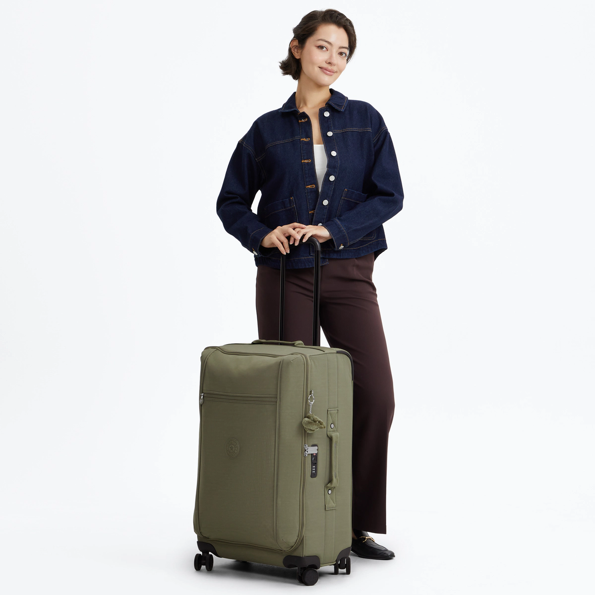 מזוודה בינונית מבד Kipling JET M – KI9749RW4 – almost-sage – 5