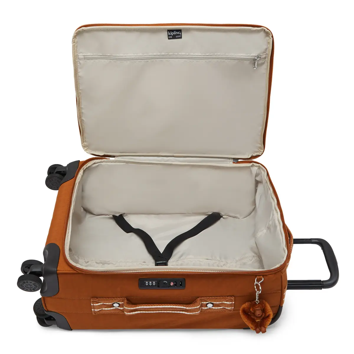 מזוודה מבד לעליה למטוס Kipling JET S – KI9872TX5 – stylish-mokka – 2