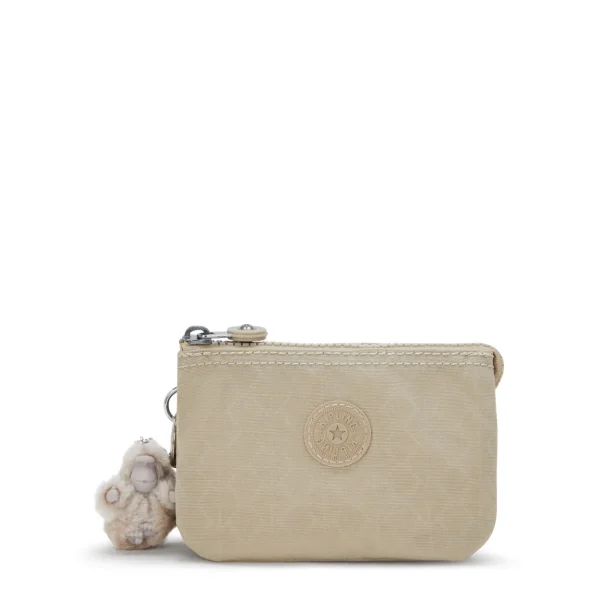 נרתיק קטן Kipling CREATIVITY S – K1520596A – signature-beige-embossed – 1