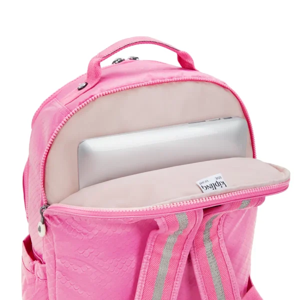 תיק גב גדול Kipling SEOUL LAP – KI293256J – pink-mermaid-embossed – 5
