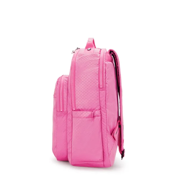 תיק גב גדול Kipling SEOUL LAP – KI293256J – pink-mermaid-embossed – 6