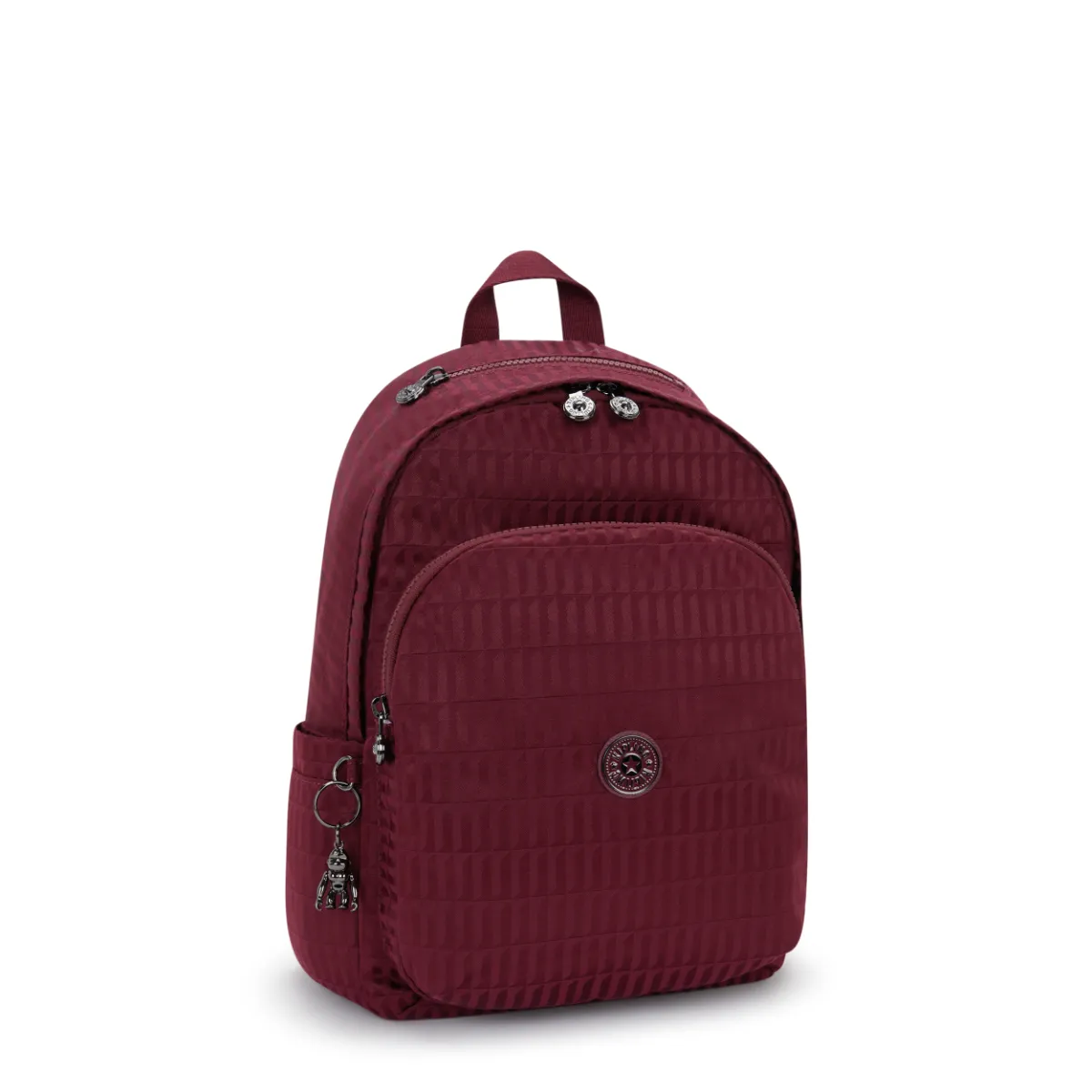 תיק גב בינוני DELIA – KI31499HX – maroon-tile-jacquard – 3