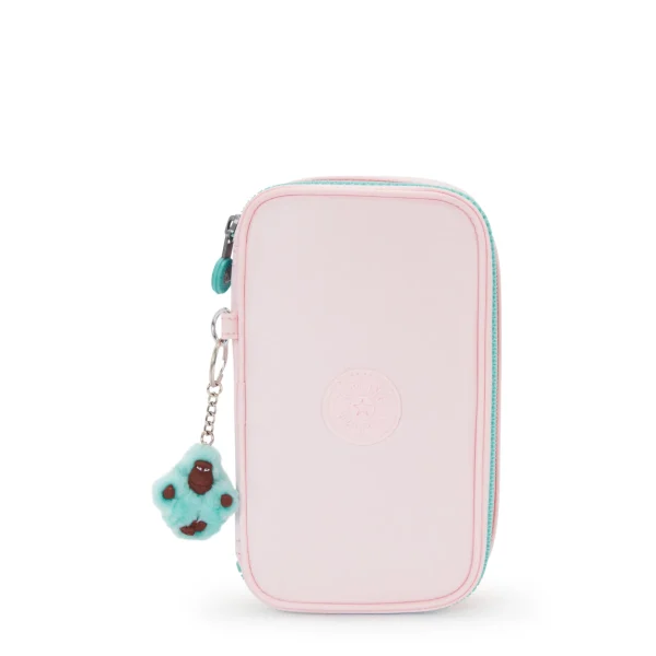 קלמר בינוני Kipling 50 PENS – KI315652J – sea-pink-metallic – 1
