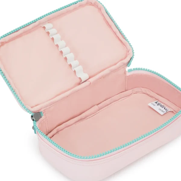 קלמר בינוני Kipling 50 PENS – KI315652J – sea-pink-metallic – 4