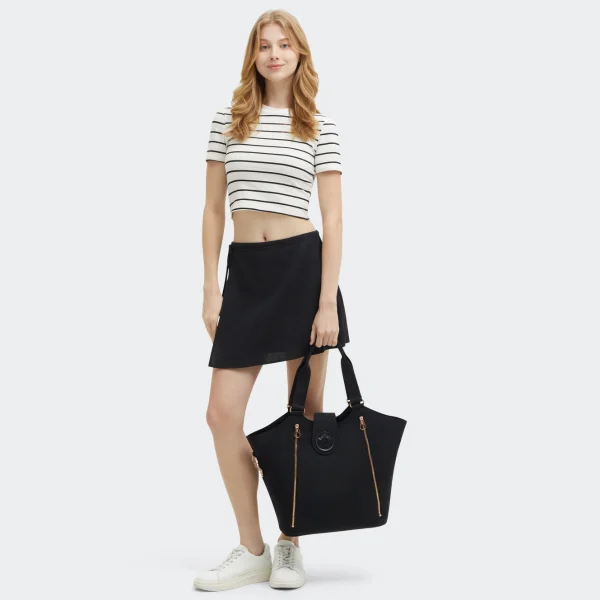 תיק צד בינוני Kipling RECICELY – KI328662Q – black-rose-spice – 6