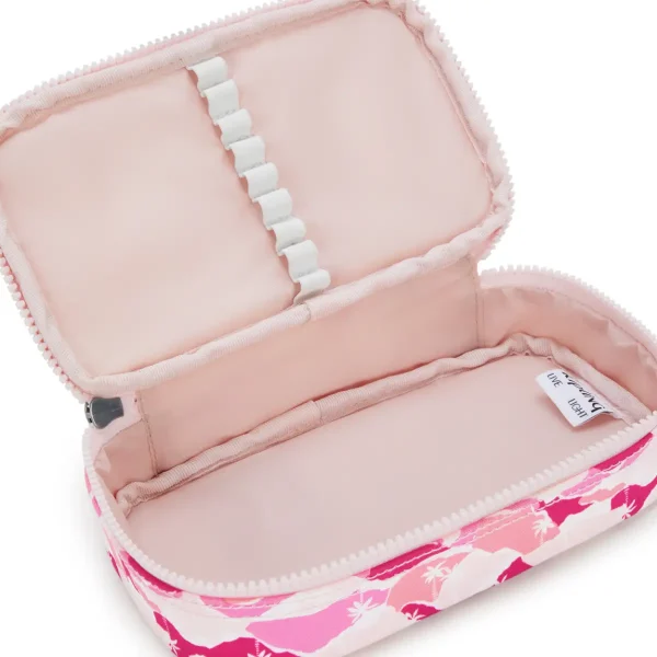 קלמר בינוני Kipling 50 PENS – KI37071BV – pink-palm – 4