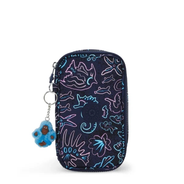 קלמר בינוני Kipling 50 PENS – KI37074FK – disco-fish – 1