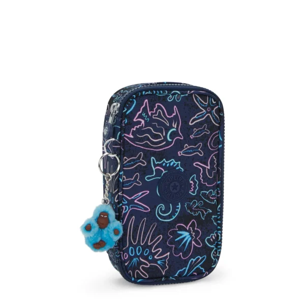 קלמר בינוני Kipling 50 PENS – KI37074FK – disco-fish – 3