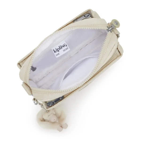 תיק צד קטן Kipling ABANU – KI42087JR – hideaway-beige – 2