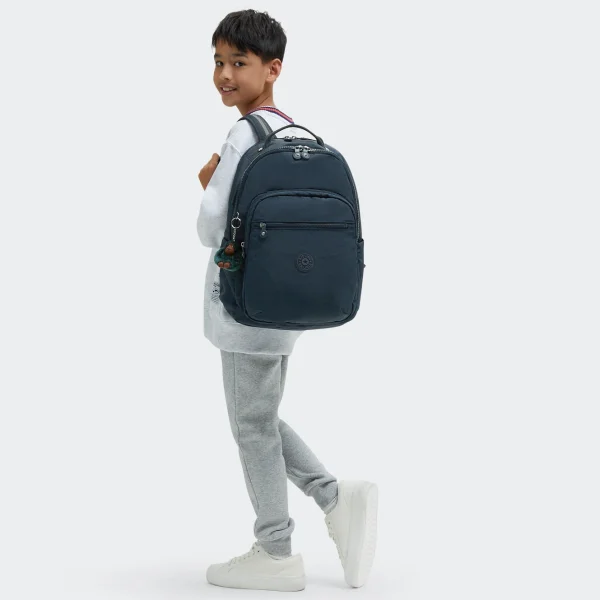 תיק גב גדול Kipling SEOUL LAP – KI42754DX – true-blue-tonal – 8