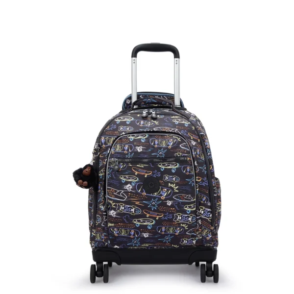 תיק גב גדול עם גלגלים Kipling NEW ZEA – KI467471M – neon-skate – 1