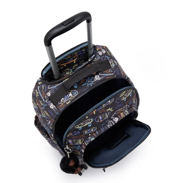 תיק גב גדול עם גלגלים Kipling NEW ZEA – KI467471M – neon-skate – 2