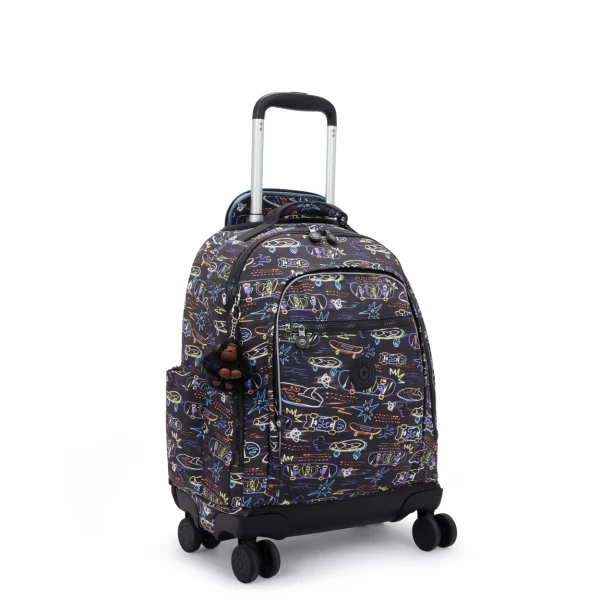 תיק גב גדול עם גלגלים Kipling NEW ZEA – KI467471M – neon-skate – 3