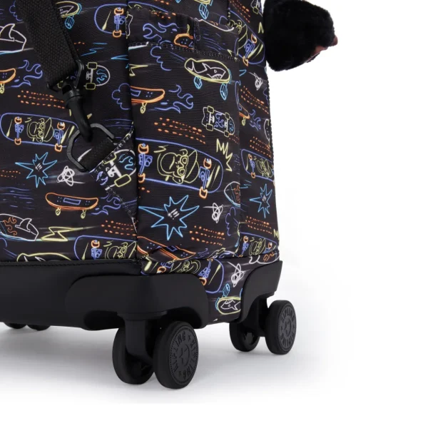 תיק גב גדול עם גלגלים Kipling NEW ZEA – KI467471M – neon-skate – 4