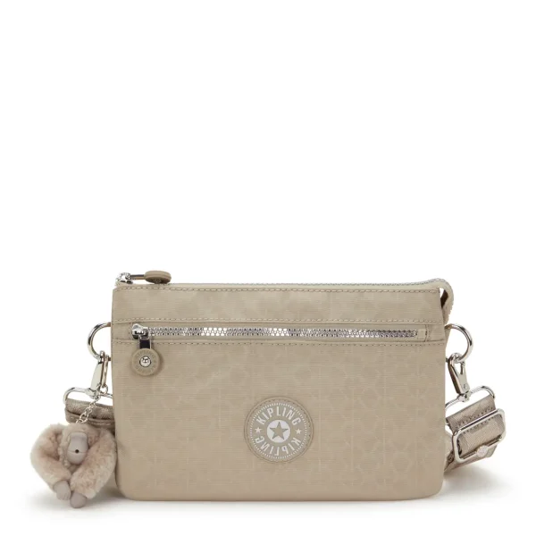 תיק צד קטן Kipling RIRI ZIP – KI474542N – glorious-beige-silver – 1