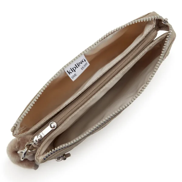 תיק צד קטן Kipling RIRI ZIP – KI474542N – glorious-beige-silver – 2