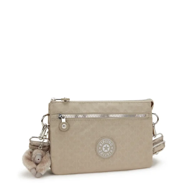 תיק צד קטן Kipling RIRI ZIP – KI474542N – glorious-beige-silver – 3