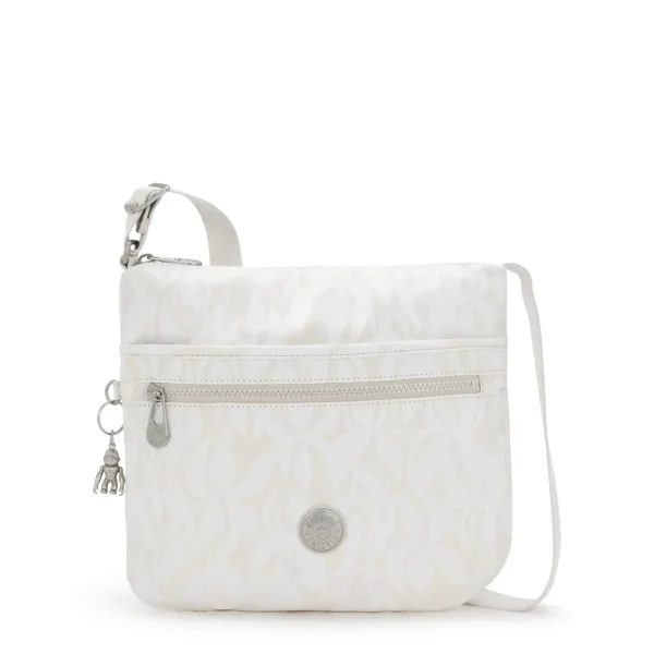 תיק צד בינוני Kipling ARTO – KI4964Y05 – palm-beige-jacquard – 1