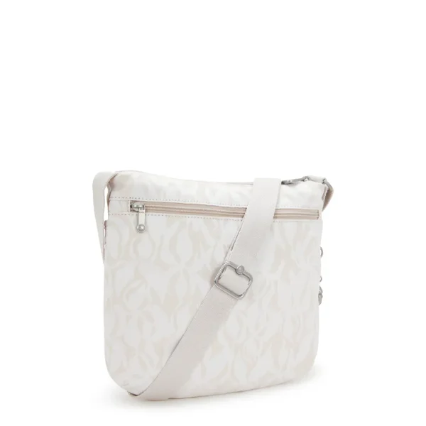 תיק צד בינוני Kipling ARTO – KI4964Y05 – palm-beige-jacquard – 1