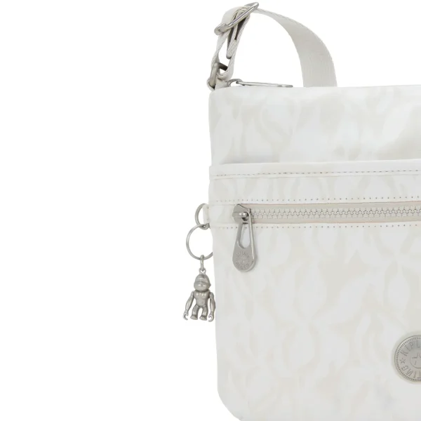 תיק צד בינוני Kipling ARTO – KI4964Y05 – palm-beige-jacquard – 4