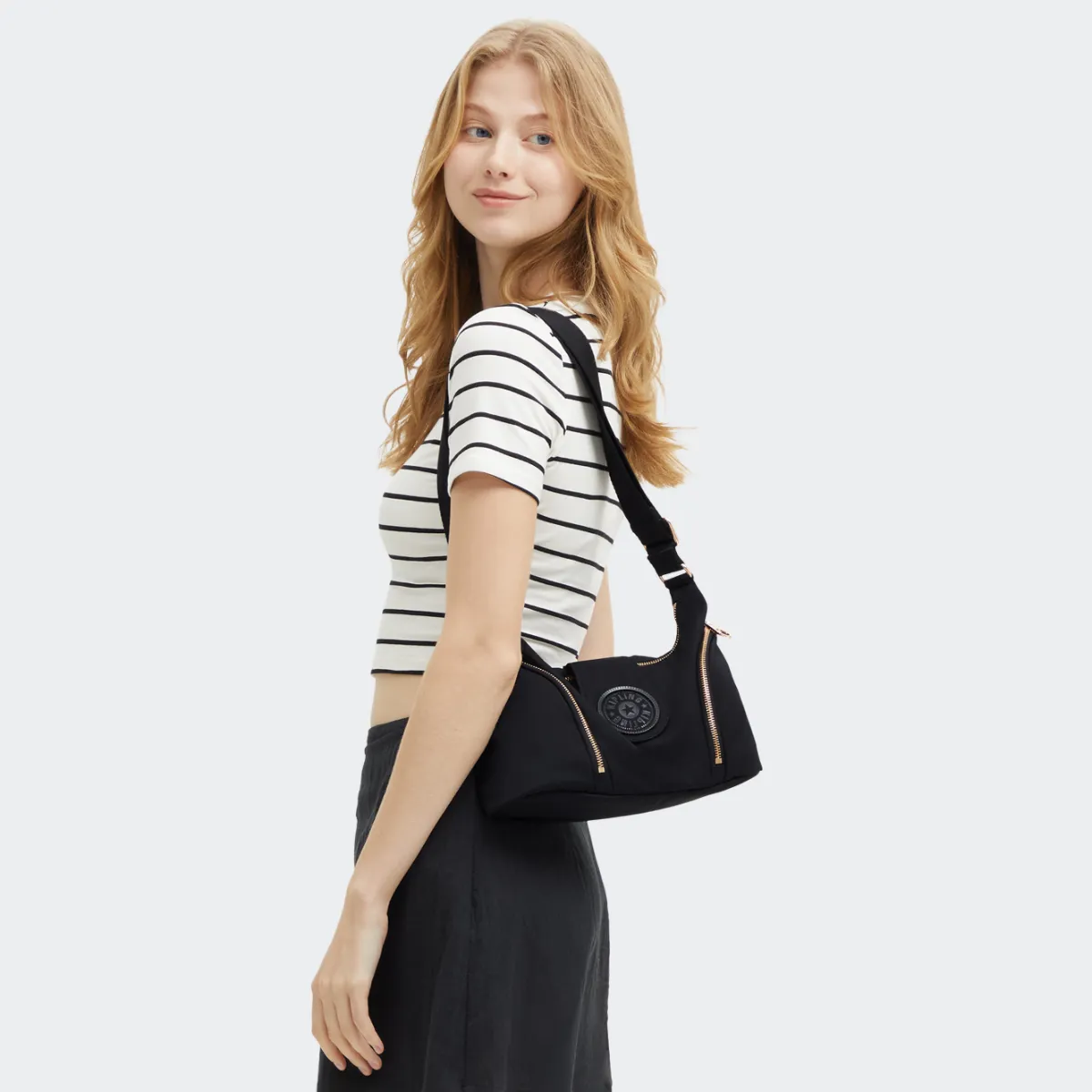 תיק צד בינוני SERA M – KI510762Q – black-rose-spice – 6