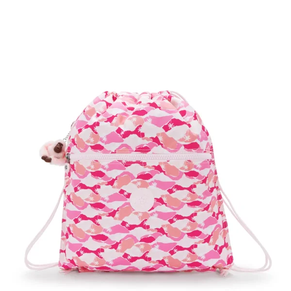 תיק גב בינוני Kipling SUPERTABOO – KI56371BV – pink-palm – 1