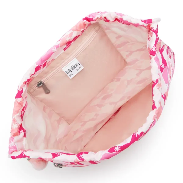 תיק גב בינוני Kipling SUPERTABOO – KI56371BV – pink-palm – 3