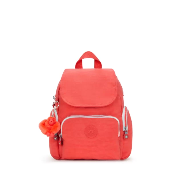 תיק גב קטן Kipling City Zip Mini – KI6046CW5 – almost-coral – 1