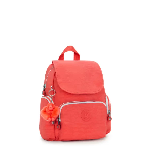 תיק גב קטן Kipling City Zip Mini – KI6046CW5 – almost-coral – 3