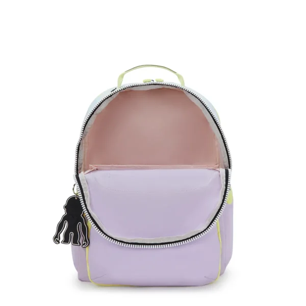 תיק גב גדול Kipling SEOUL LAP – KI61809CZ – lavendar-block – 2