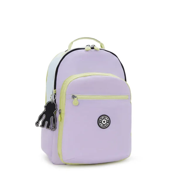 תיק גב גדול Kipling SEOUL LAP – KI61809CZ – lavendar-block – 3