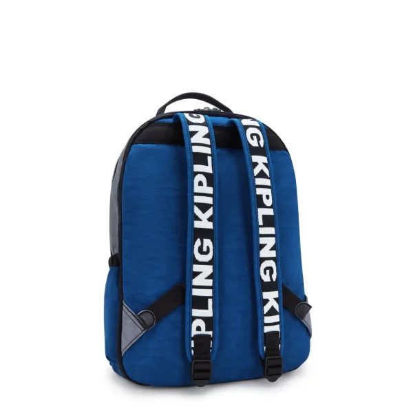 תיק גב גדול Kipling SEOUL LAP – KI61809EK – scuba-blue-block – 1